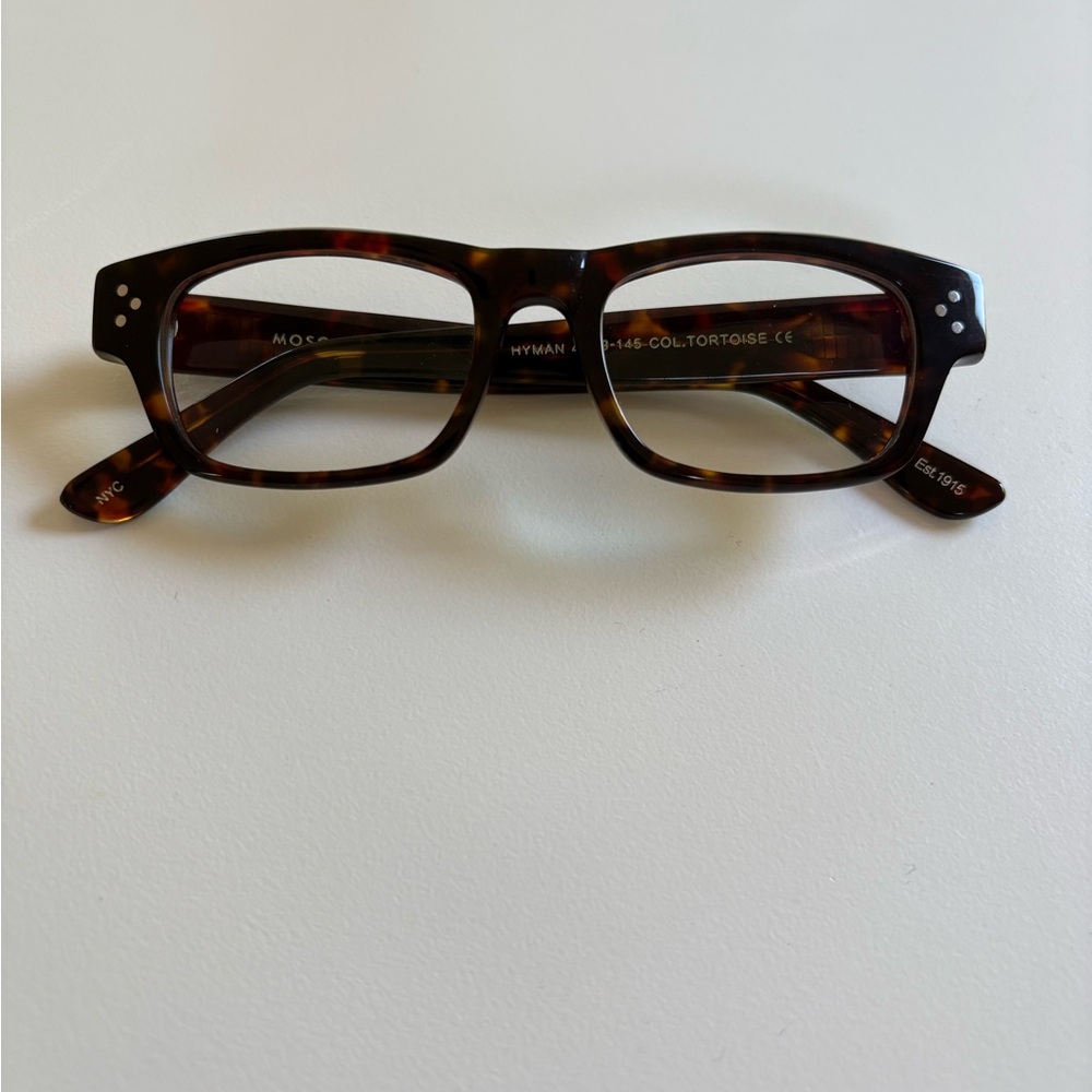 Unisex MOSCOT Hyman Tortoise Eyeglass Frames